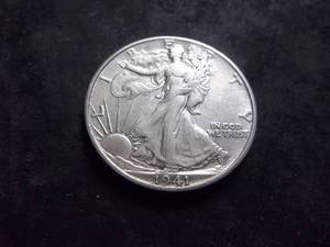 1941 S Walker Half Dollar