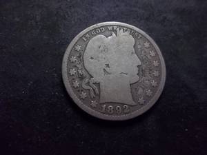1892 S Barber Quarter