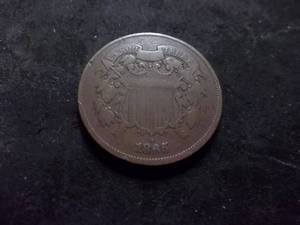 1865 2-Cent Piece