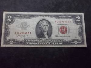 US Two Dollar Bill Series 1963