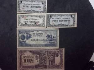 War Time Japanese Currency