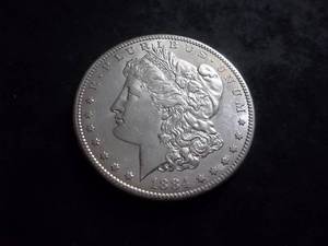 1884 S Morgan Silver Dollar