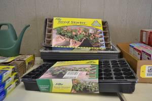lot 49 image: Lot of Jiffy Seed Starters and Trays