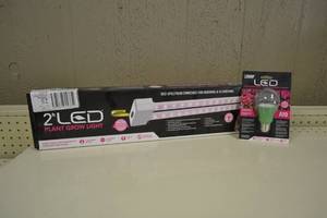 lot 76 image: New 2 LED Grow Light and A19 LED Grow Light
