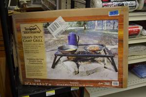 lot 134 image: NEW TexSprort Heavy Duty Camp Grill