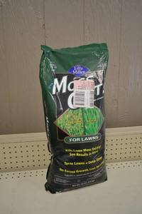 lot 70 image: Bag of Lilly Miller MOSS OUT Lawn Moss Killer