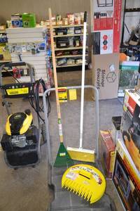 lot 187 image: Leaf Scoops - Shrub Rake and Broom