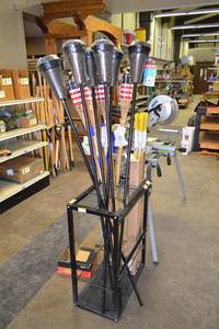 lot 129 image: Lot of 11 Tiki Torches