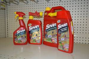 lot 264 image: (4) Assorted Bottles of SEVIN Concentrate and Ready To Use Bug Killer