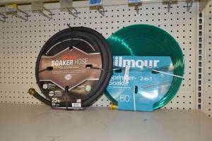 lot 270 image: (2) Gilmour Sprinkler  Soaker Hoses 25 and 50