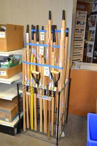 lot 316 image: (10) Replacement Shovel etc. Wood Handles