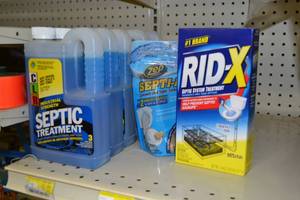 lot 359 image: (5) Bottles CLR Septic Treatment  RidX and Zep
