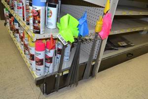 lot 382 image: Inventory of Assorted Color Marking Flags