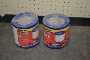 lot 385 image: (2) Shop-vac Clean Stream HEPA Filters Type NN
