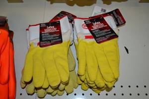 lot 412 image: (6) Pair BOSS Latex Lined Work Gloves