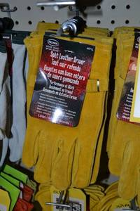 lot 460 image: (5) Pair Split Leather Driver Gloves Size Large