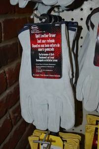 lot 450 image: (6) Pair Split Leather Driver Gloves Size X-Large
