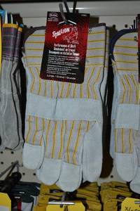 lot 439 image: (6) Pair Stallion Leather Palm Work Gloves Size Large
