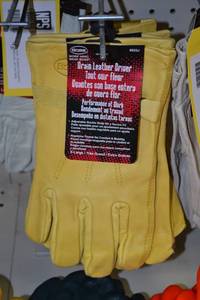 lot 415 image: (2) Pair Grain Leather Driver Gloves X-Large