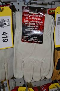 lot 418 image: (2) Pair Grain Leather Pigskin Driver Gloves X-Large