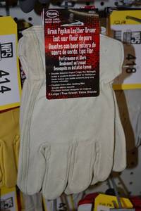 lot 419 image: (2) Pair Grain Leather Pigskin Driver Gloves X-Large