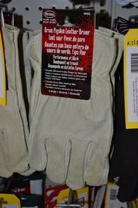 lot 416 image: (2) Pair Grain Leather Pigskin Driver Gloves Large