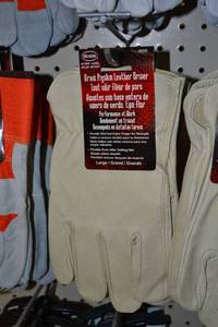 lot 417 image: (2) Pair Grain Leather Pigskin Driver Gloves Large