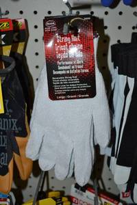 lot 403 image: (6) Pair Knit Work Gloves Size Large
