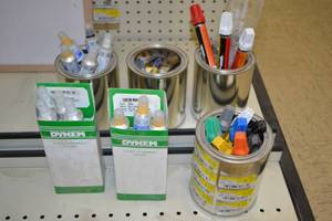lot 390 image: 6 Containers of Paint Markers and Marking Crayons