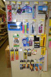 lot 388 image: All Pen, Sharpie, and More Inventory on Pegboard
