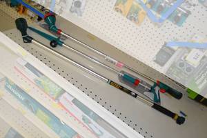 lot 280 image: (2) Gilmour Hose Nozzle Wands and Telescoping Sprinkler
