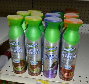 lot 346 image: (11) Cans of Swiffer Dust n Shine Cleaner