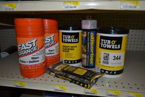 lot 344 image: (4) Cans of Cleaning Wipes