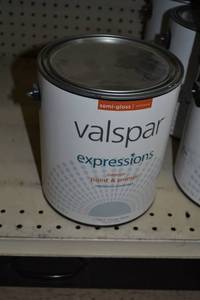 lot 1642 image: 1 Gallon Valspar Expressions Interior Paint & Primer