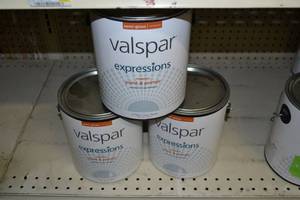 lot 1643 image: 1 Gallon Valspar Expressions Interior Paint & Primer