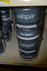 lot 1645 image: (2) 1 Gallon Valspar Professional Interior PVA Primer