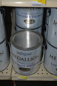 lot 1648 image: (3) 1 Gallon Valspar Medallion Interior Latex Tintable Primer