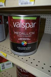 lot 1660 image: (1) 1 Gallon Valspar Medallion Paint & Primer Exterior Latex