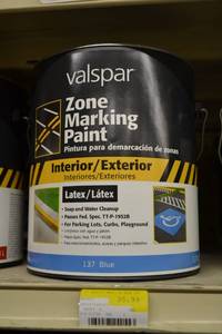 lot 1691 image: (2) 1 Gallon Valspar Zone Marking Paint  InteriorExterior Latex