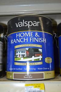 lot 1696 image: (3) 1 Gallon Valspar Home & Ranch Finish Exterior Latex