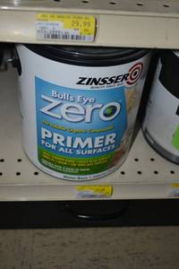 lot 1719 image: 1 Gallon Zinsser Bulls Eye ZERO Primer for All Surfaces  No VOCs