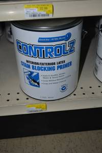 lot 1720 image: (2) 1 Gallon CONTROLZ InteriorExterior Latex Stain Blocking Primer