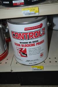 lot 1721 image: (3) 1 Gallon CONTROLZ Interior Oil-Based Stain Blocking Primer