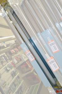 lot 2324 image: (2) 36 Heavy Duty White Steel Grab Handicap Bars
