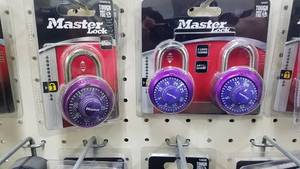 lot 1507 image: (9) Assorted Packages of Master Padlocks and More