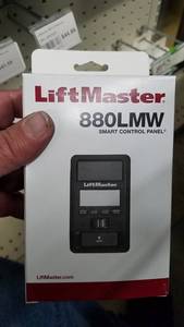 lot 1557 image: (2) LiftMaster Garage Door SMART Control Panels