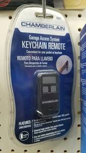 lot 1547 image: (2) Chamberlain Keychain Remote Garage Access System