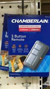 lot 1550 image: (2) Chamberlain 3-Button Garage Door Remotes