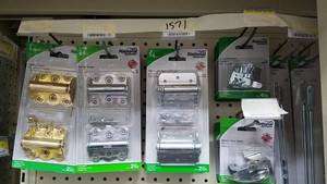 lot 1571 image: Inventory of Screen Door Hinge and Latch Kits