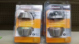 lot 1607 image: (6) ProSource Satin Nickel Double and Single Cylinder Locking Deadbolts